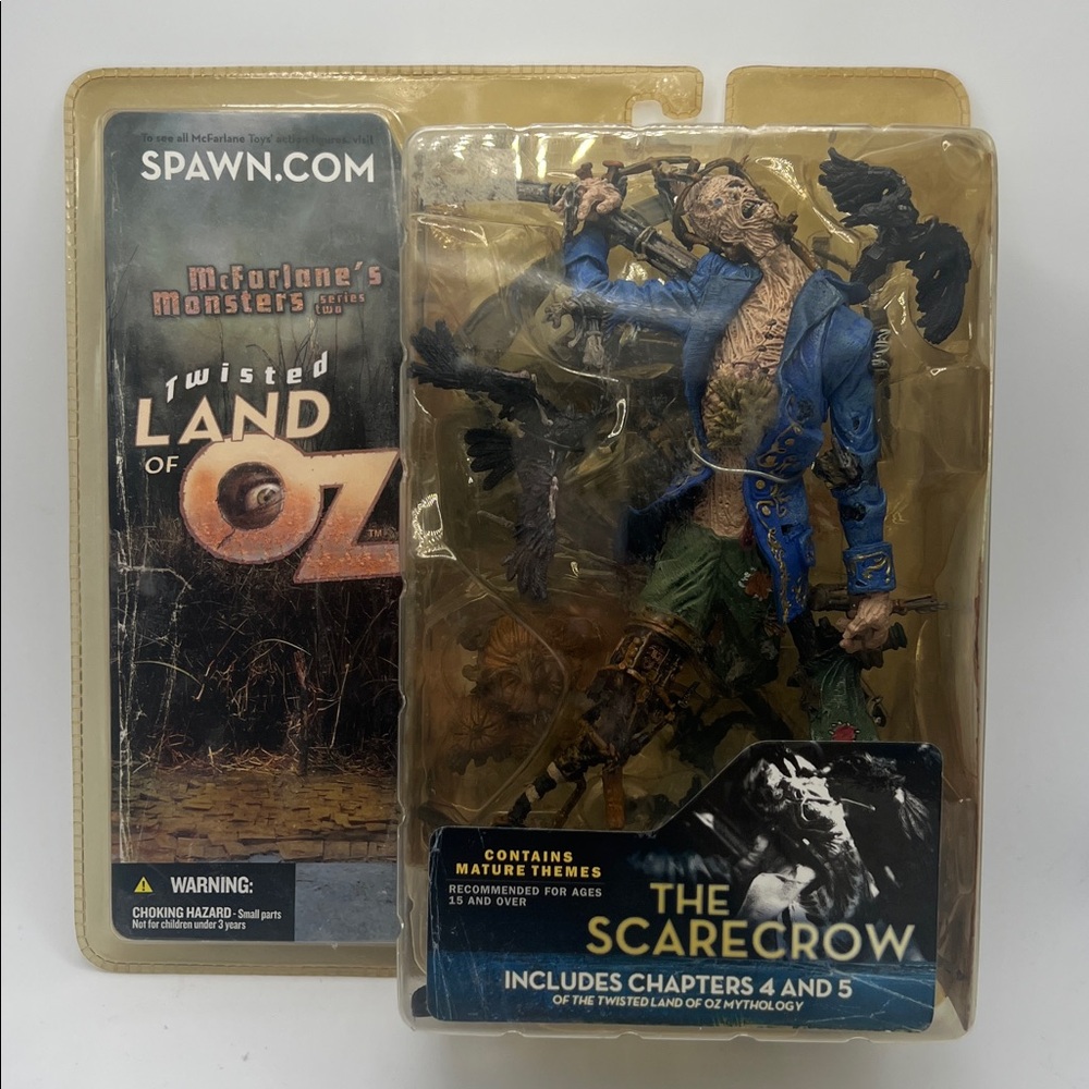 The Scarecrow 2003 McFarlane Twisted Land Of Oz Series 2 Action Figure New